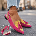 Pink und Senfgelb