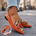 Orange und Leopardenmuster